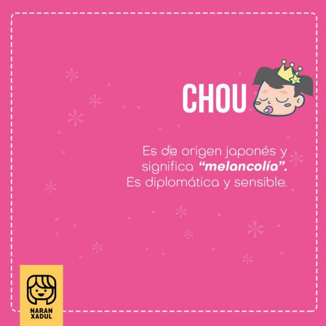 Significado del nombre Chou