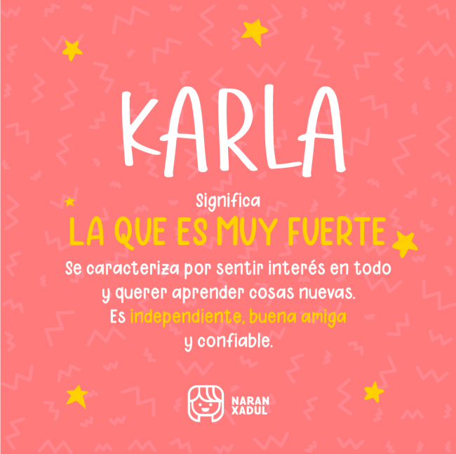 Significado del nombre Karla