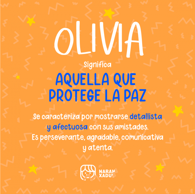Significado del nombre Olivia